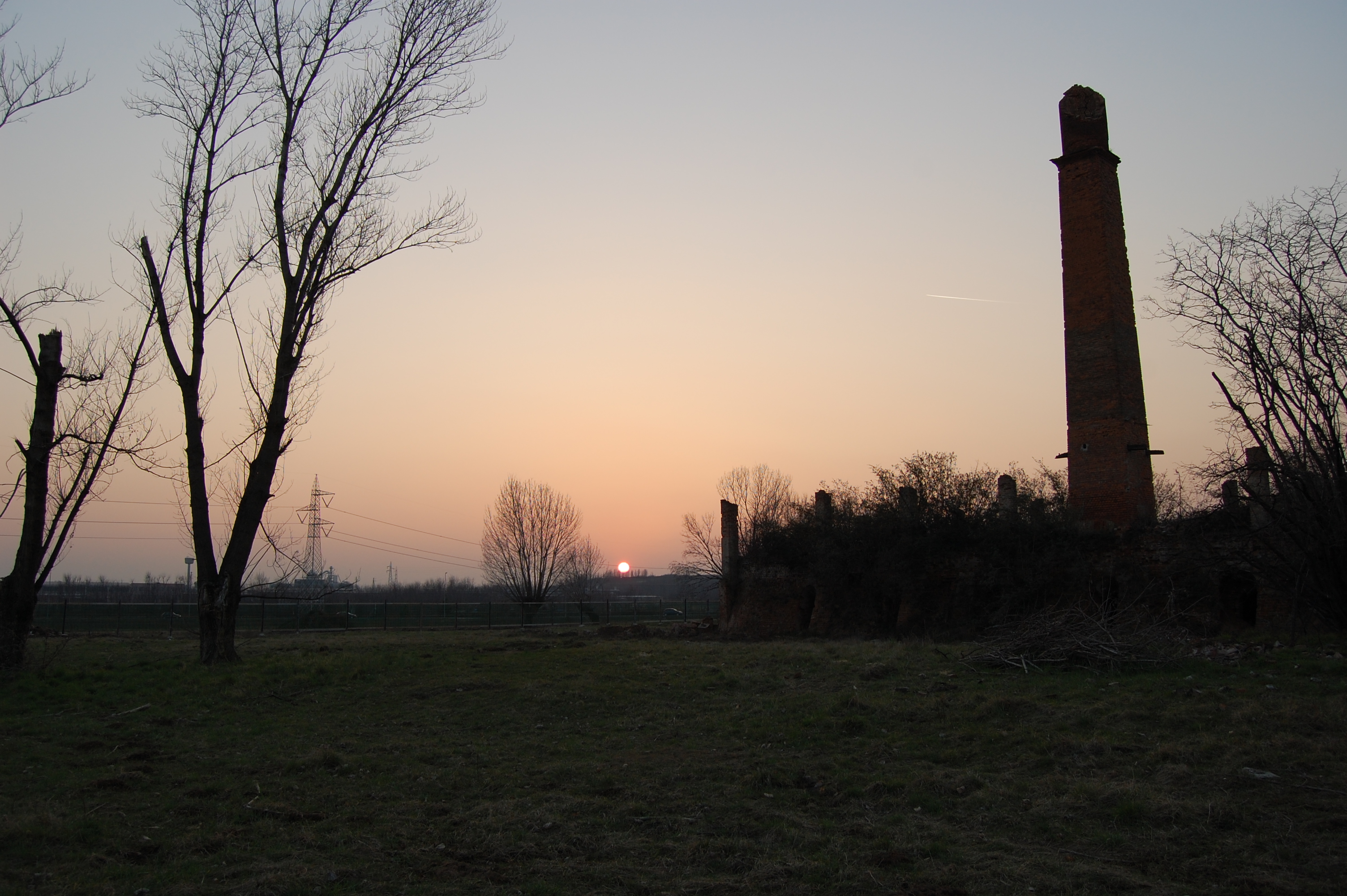 Fornace - Vista suggestiva al tramonto